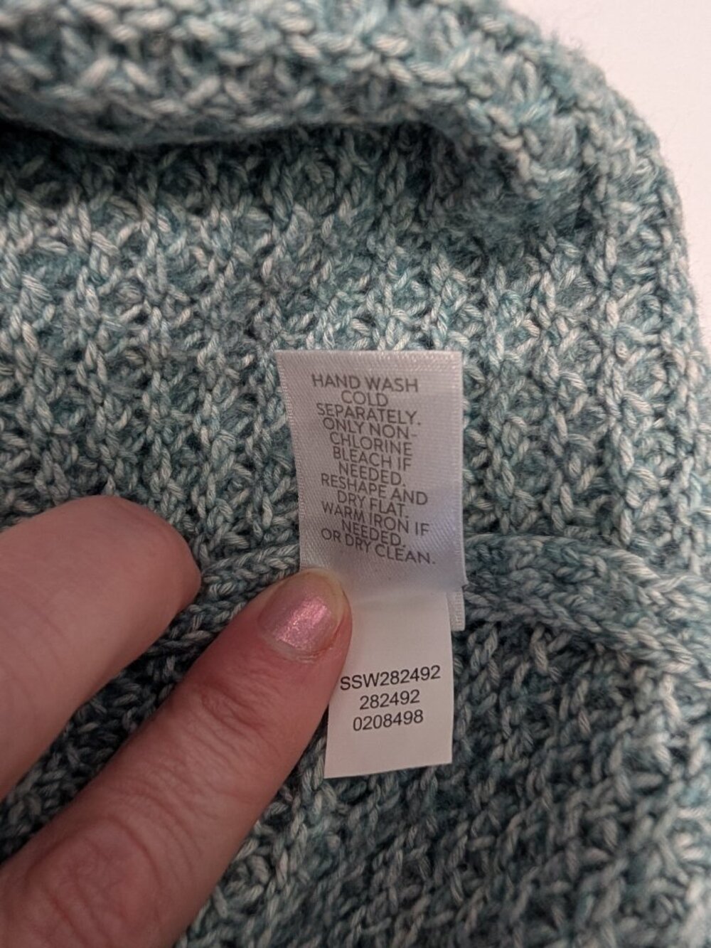 J Jill Women's Sweater Vest Petite XL Blue Spruce V Neck Knit Sleeveless - Picture 7 of 11